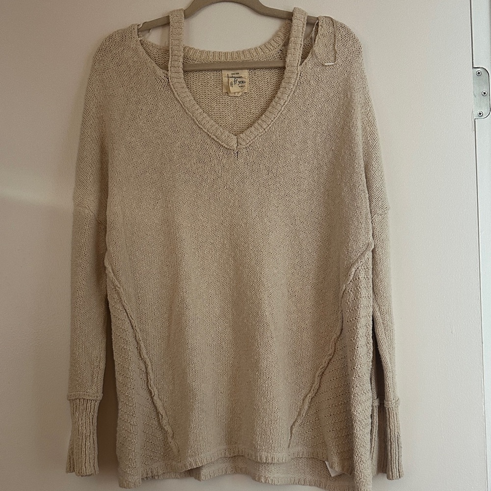 Beige Knit Sweater